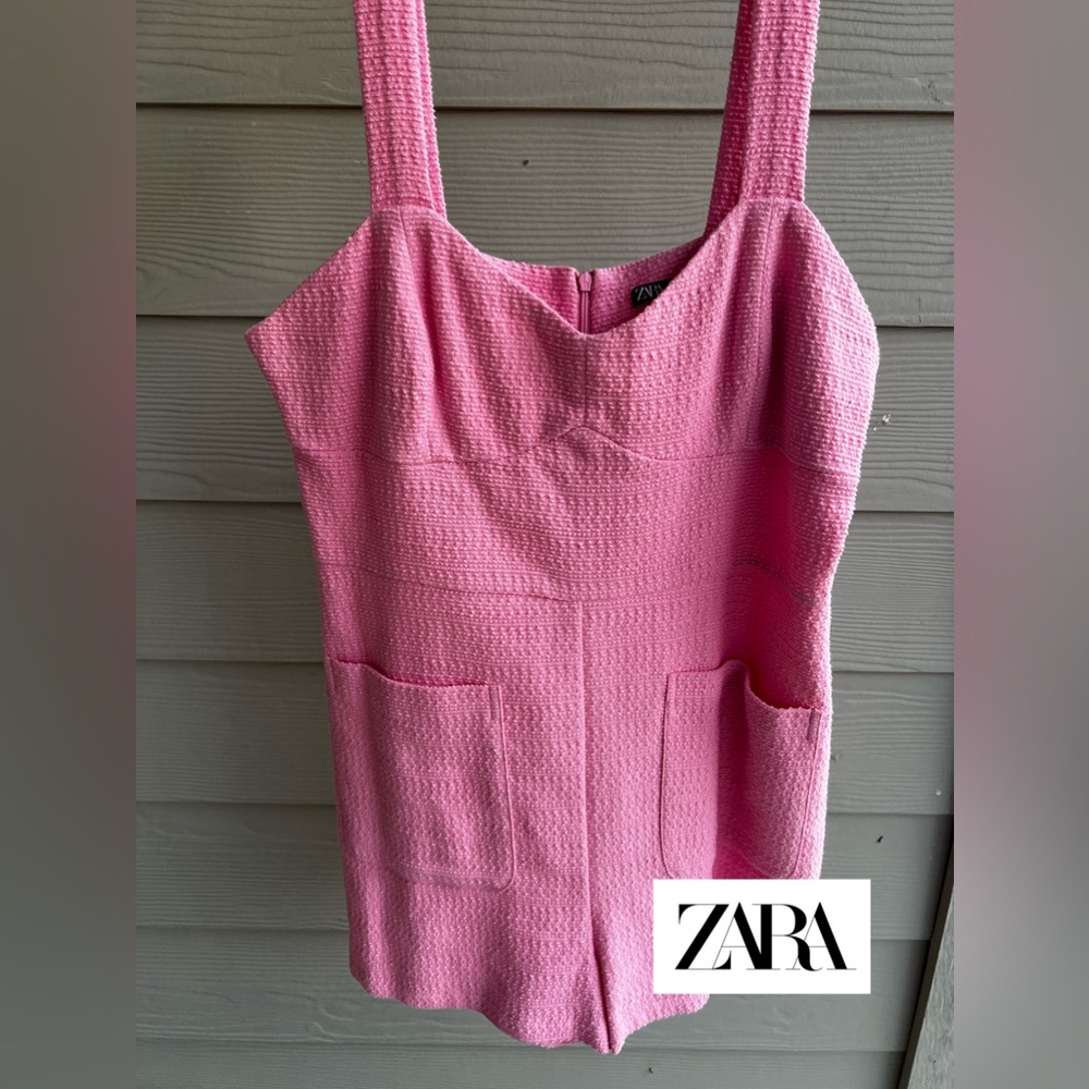 ZARA Pink Jumpsuit Shorts